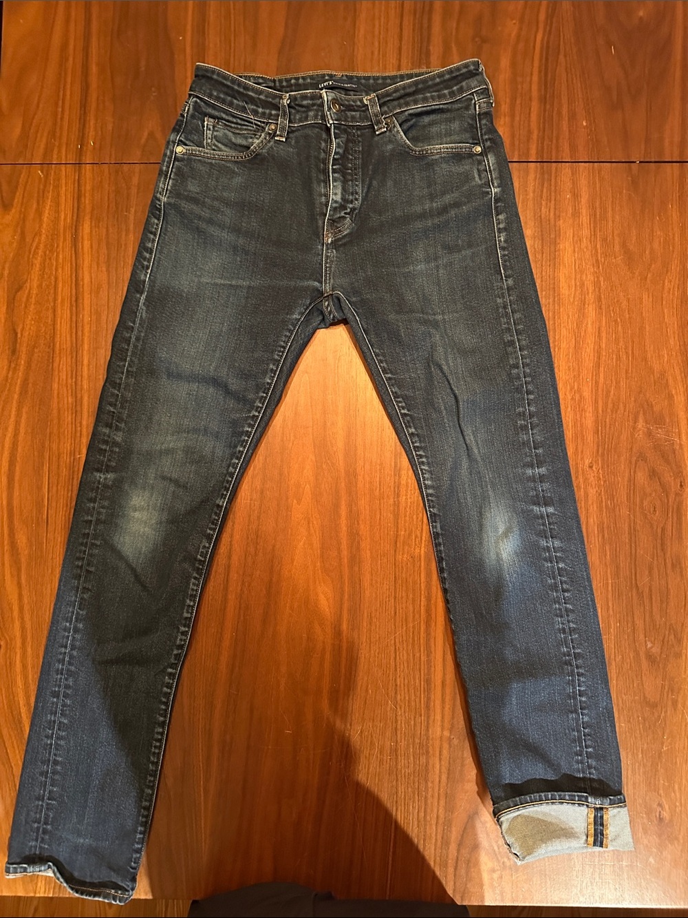 Levi's Slim Straight Dark Indigo Jeans